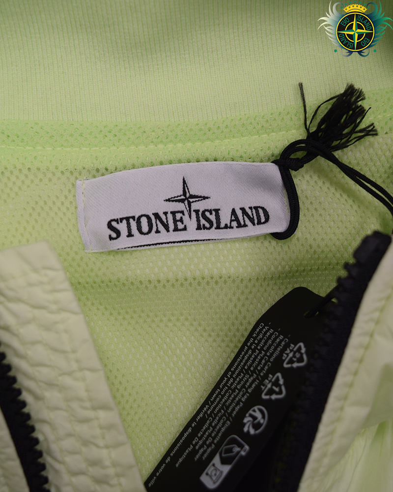 Stone Island Garment Dyed Crinkle Reps NY Jacket Light Green