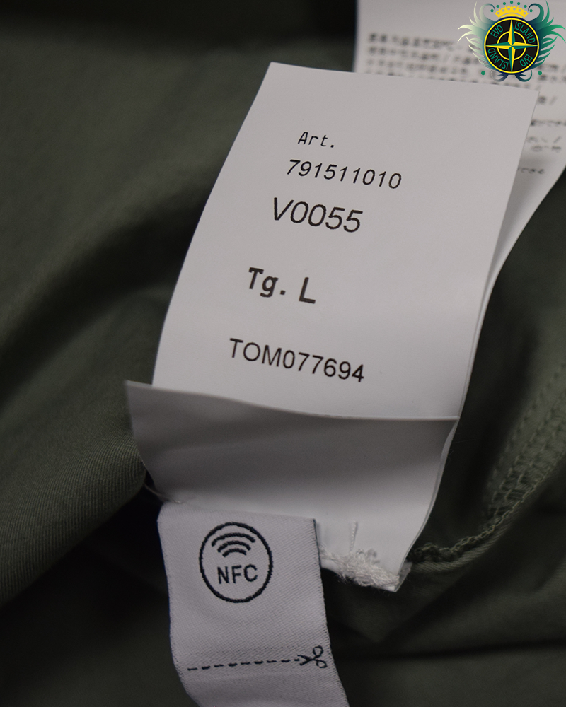 Stone Island Cotton Overshirt Sage