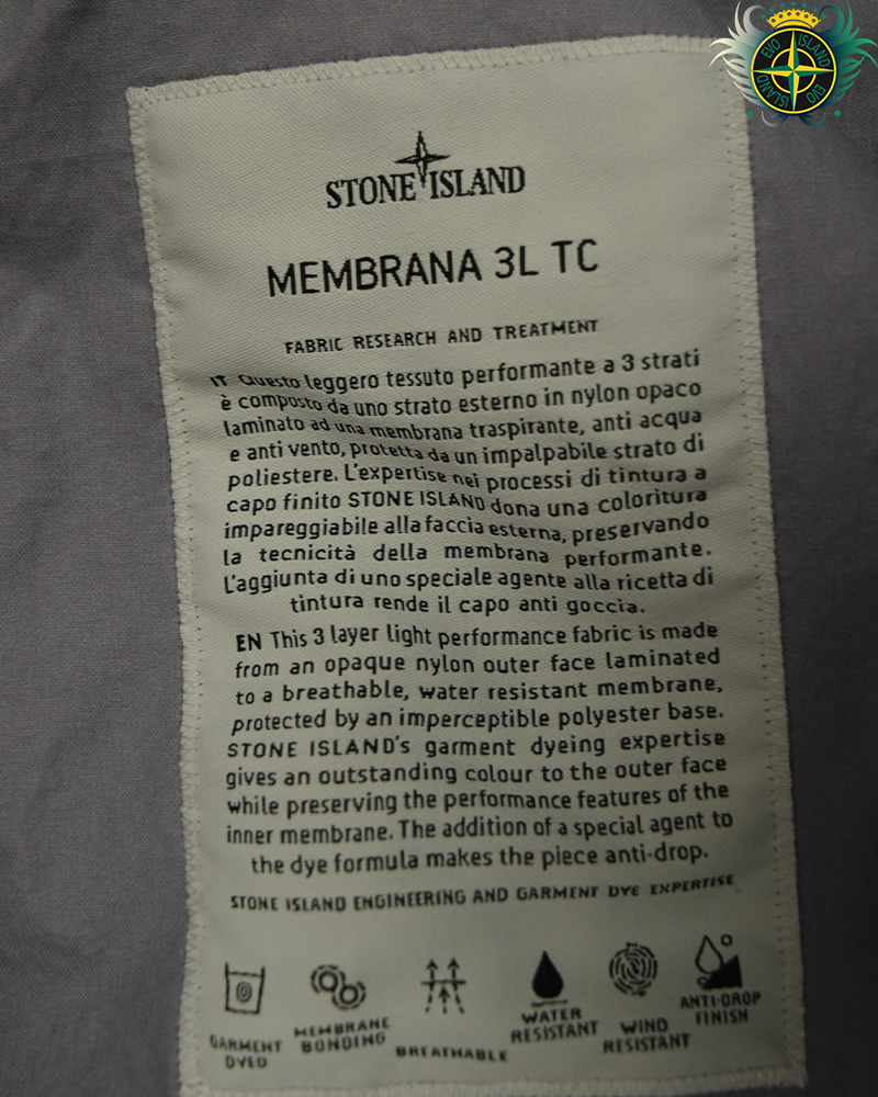 Stone Island Membrana 3L TC Jacket Deep Purple - M