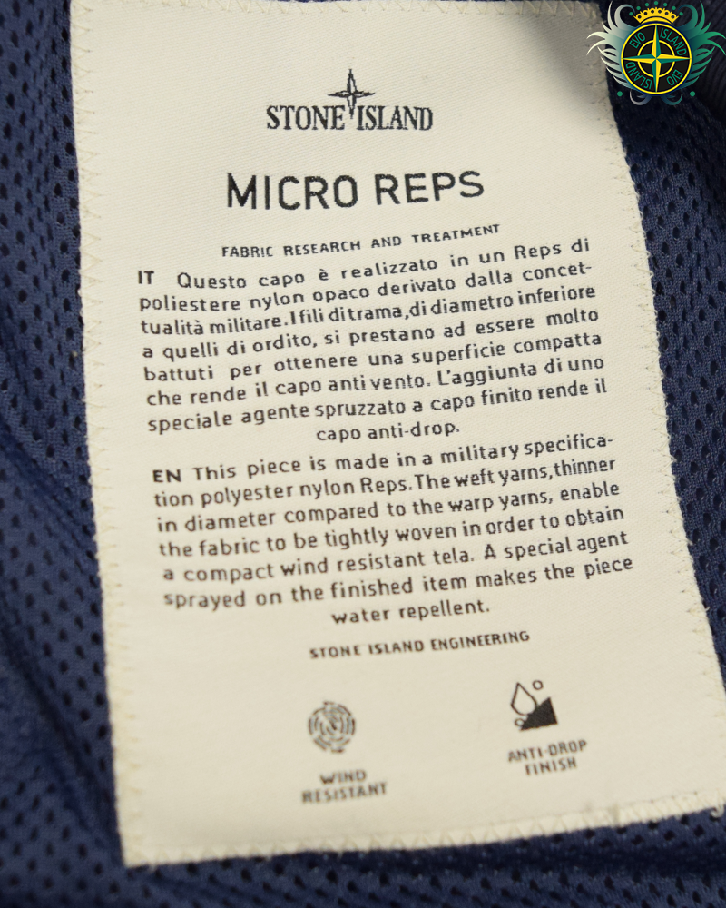 Stone Island Micro Reps Jacket Blue