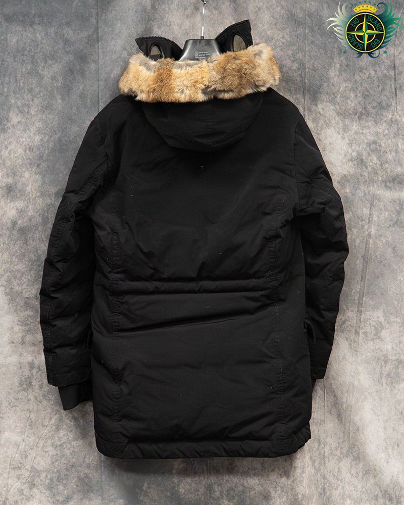 C.p Company Riot Mask Down Parka Black