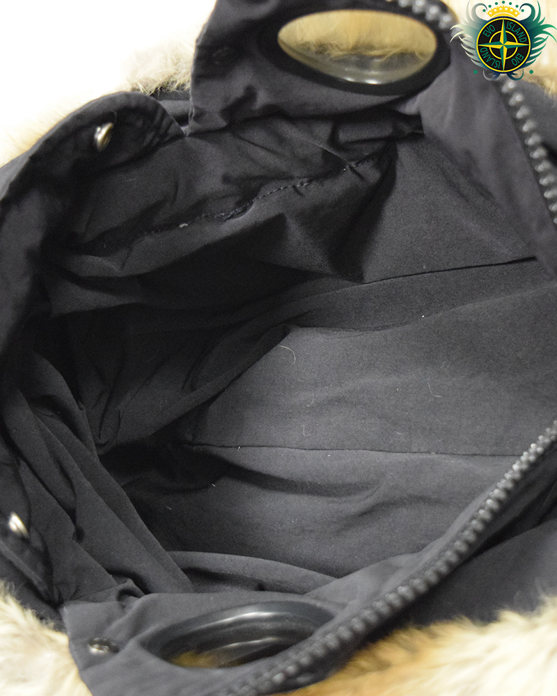 C.p Company Riot Mask Down Parka Black