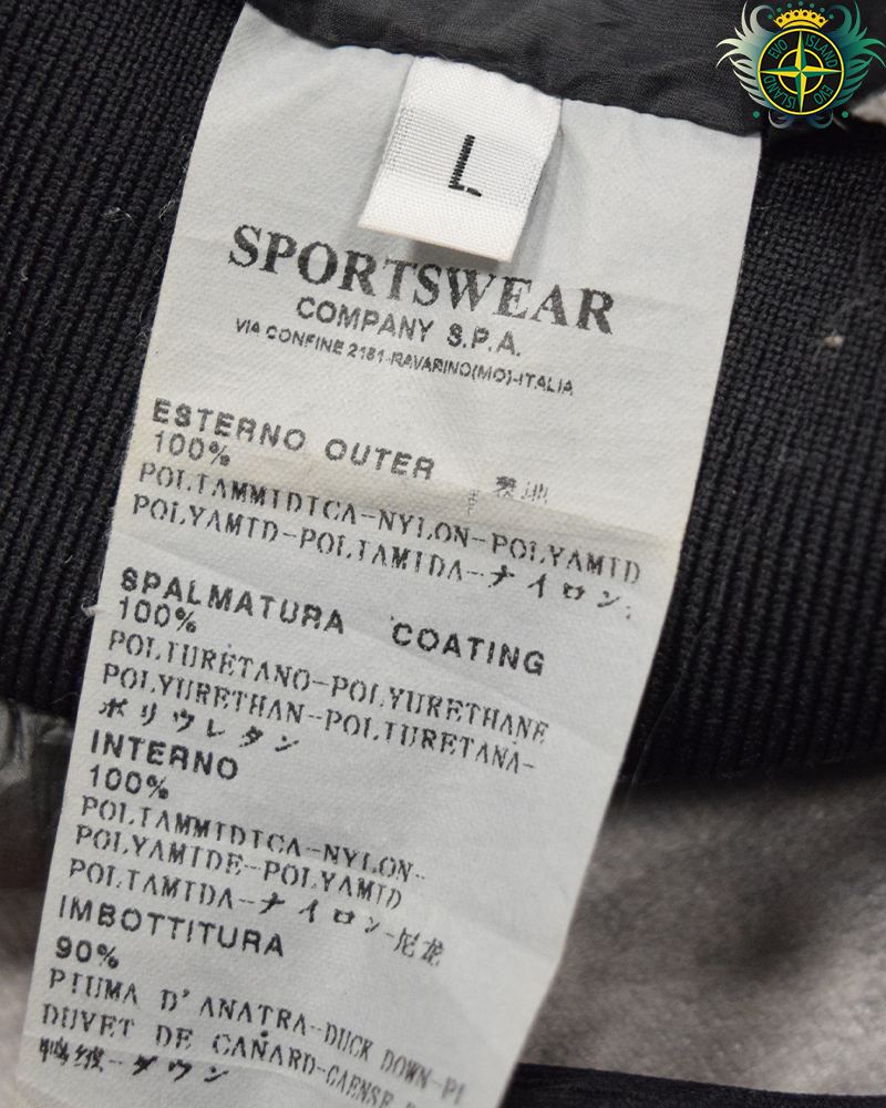 Stone Island Garment Dyed Down_26 gr x Sqm_m Green