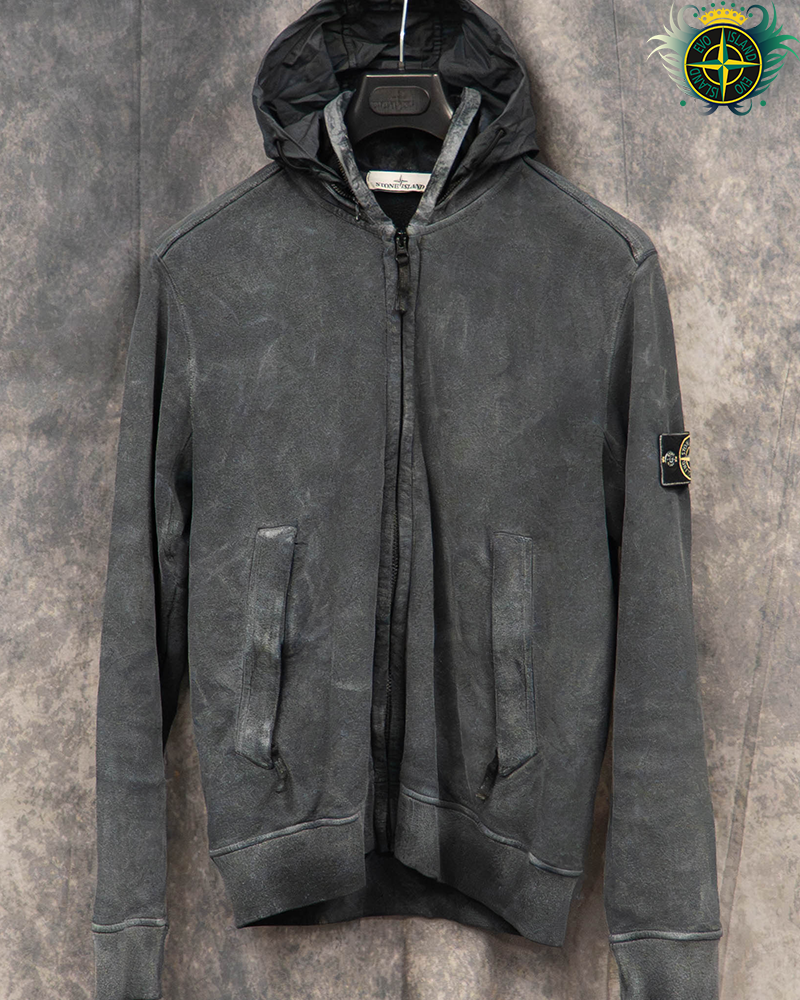 Stone Island Frost Fullzip Sweater Grey - L