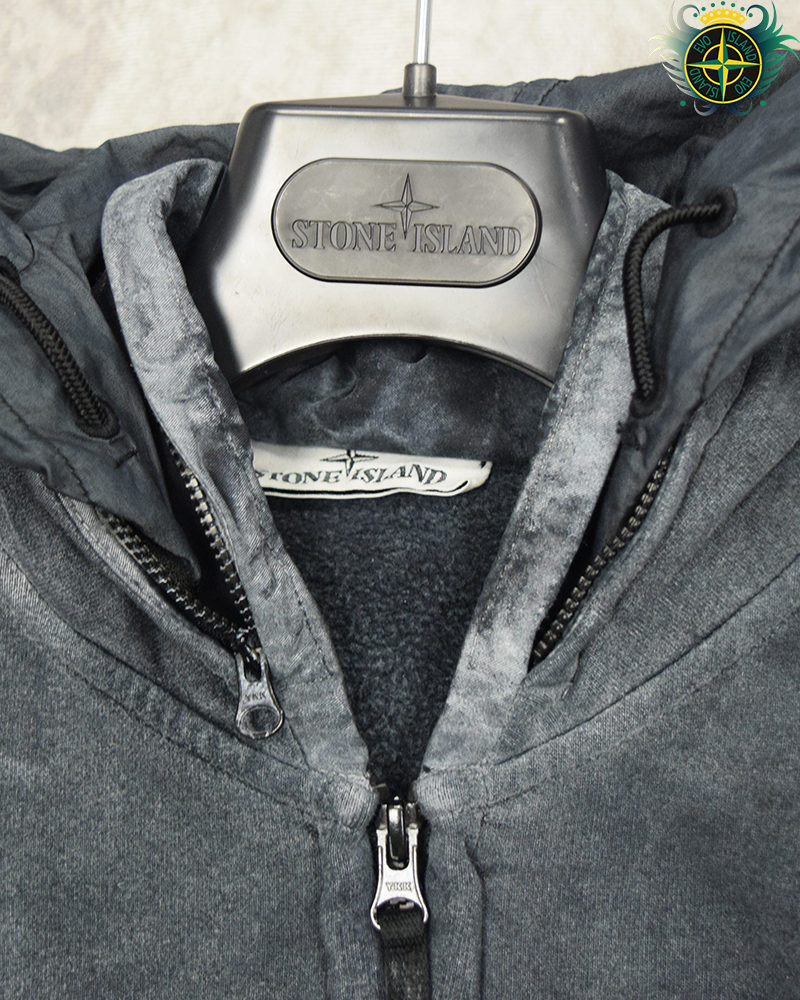 Stone Island Frost Fullzip Sweater Grey - L