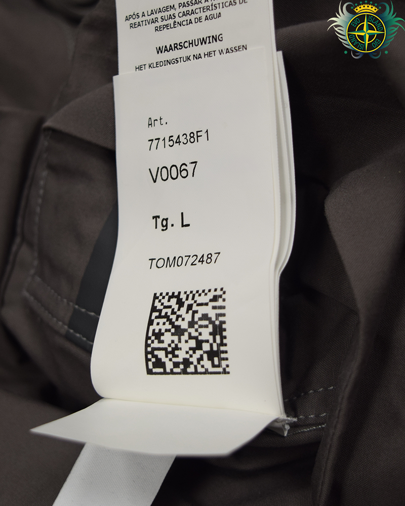 Stone Island Ghost Piece O-Ventile Smock Grey