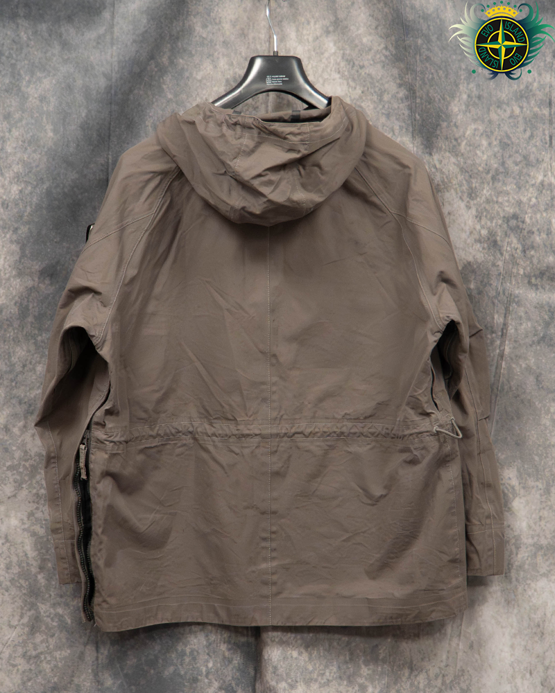Stone Island Ghost Piece O-Ventile Smock Grey