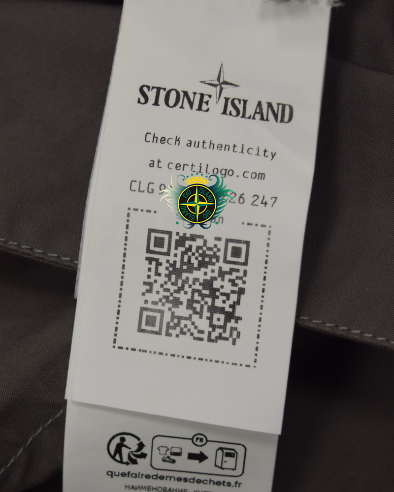 Stone Island Ghost Piece O-Ventile Smock Grey