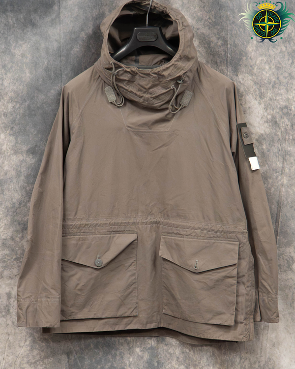 Stone Island Ghost Piece O-Ventile Smock Grey