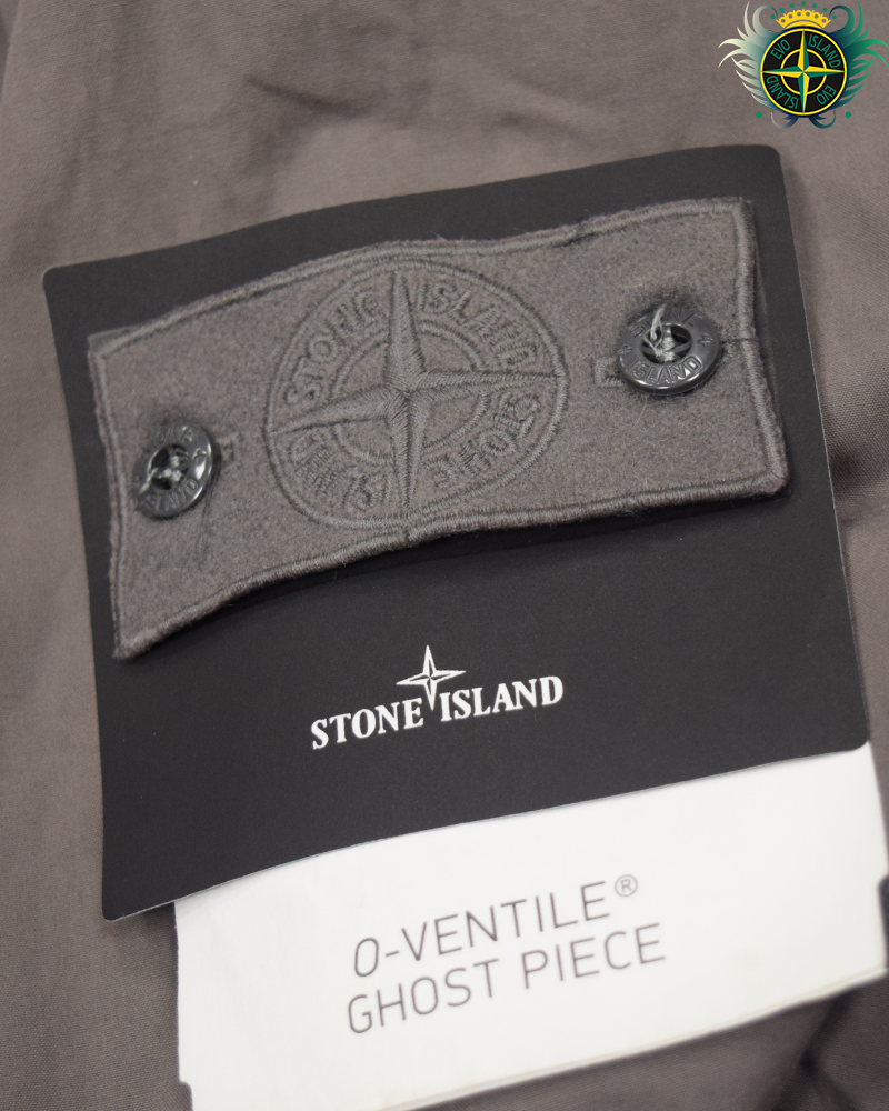 Stone Island Ghost Piece O-Ventile Smock Grey