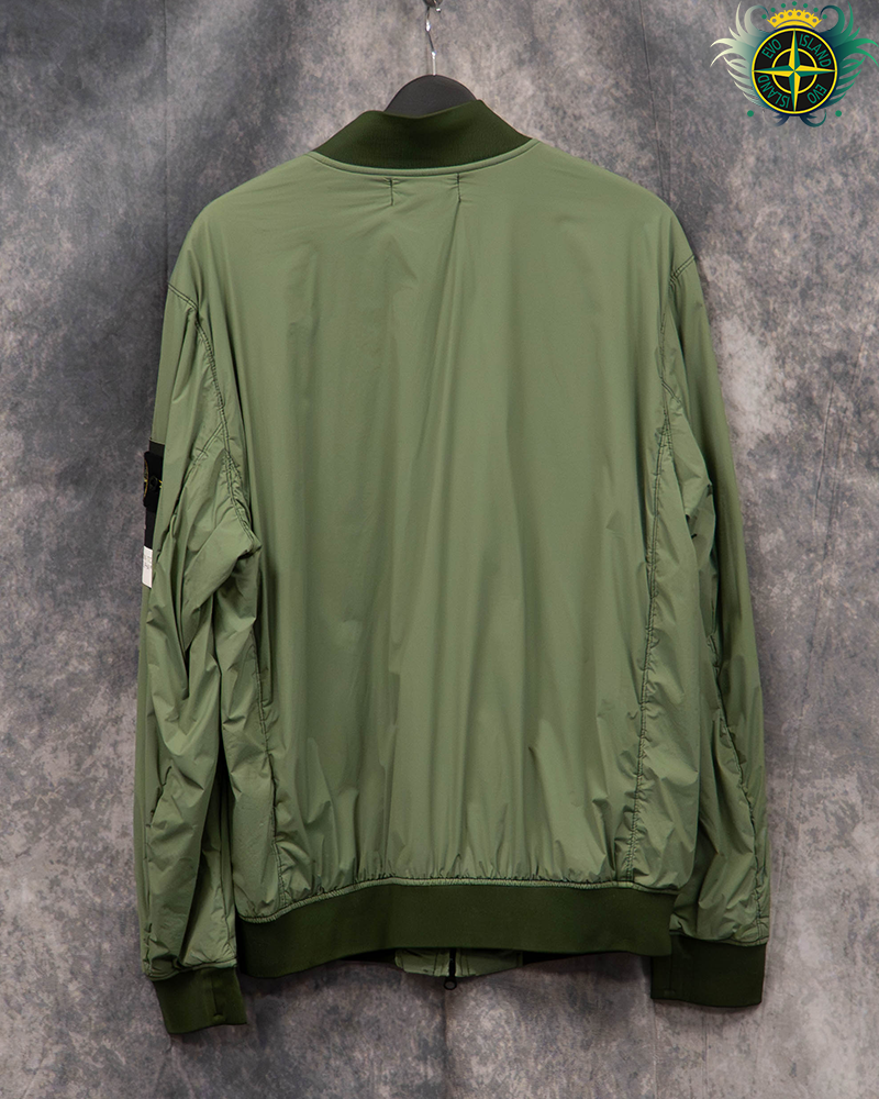 Stone Island Skin Touch Nylon-TC With Polartec Alpha Technology Jacket Green