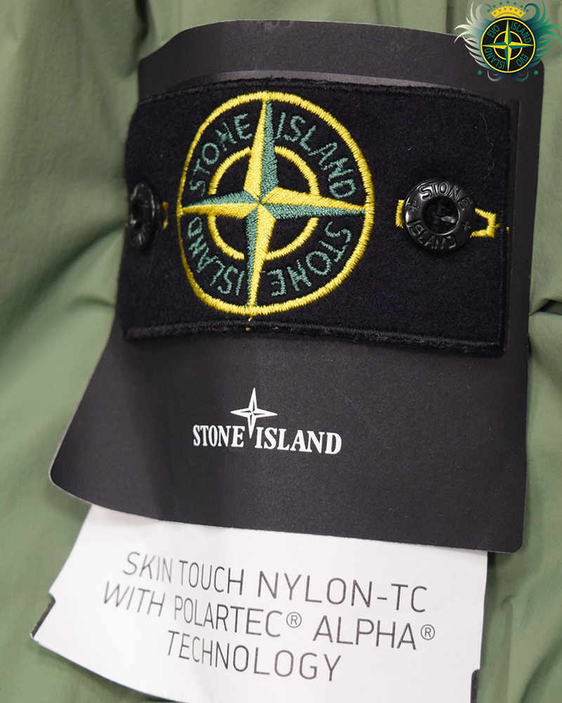 Stone Island Skin Touch Nylon-TC With Polartec Alpha Technology Jacket Green