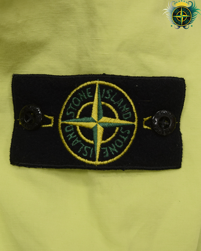 Stone Island Tela Colone Line Fiammato Jacket Yellow - S