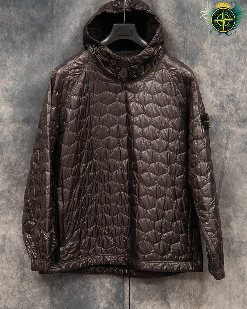 Stone Island Pertex Quantom Y With Prima Loft Smock Burgandy