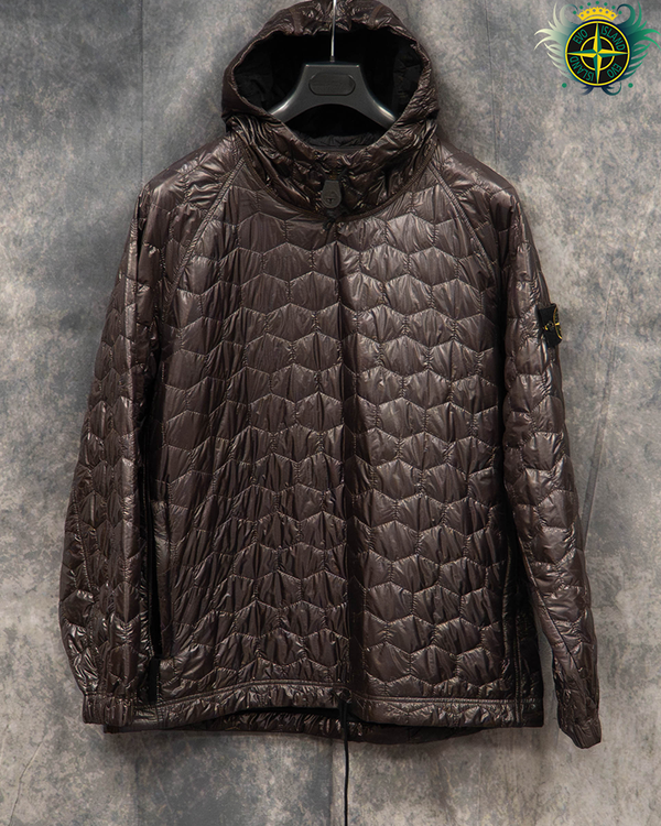 Stone Island Pertex Quantom Y With Prima Loft Smock Burgandy