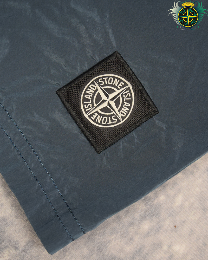 Stone Island Nylon Metal Swim Shorts Blue - L