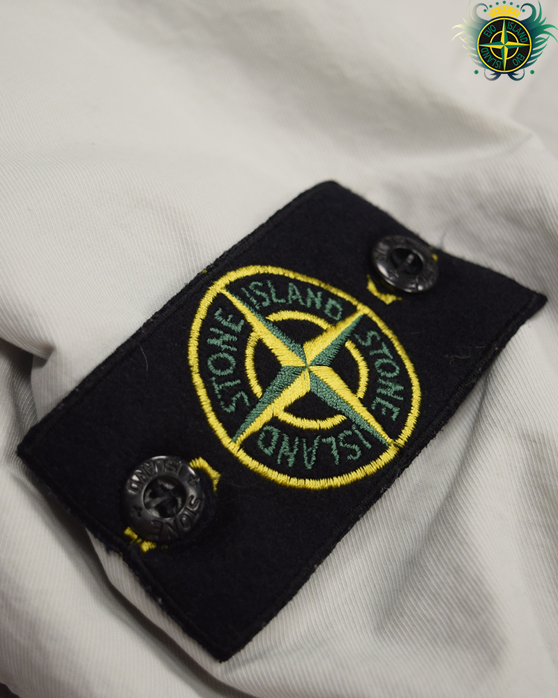 Stone Island Opaque Nylon Twill With primaloft-tc Light Grey - XXL