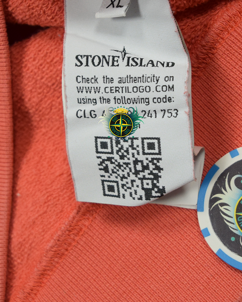 Stone Island Crewneck Sweatshirt Coral - XL