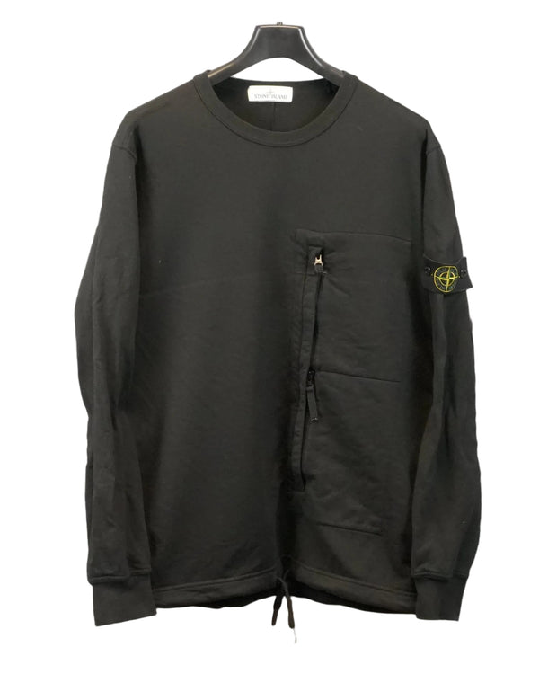 Stone Island Multi Pocket Crewneck Sweatshirt Black