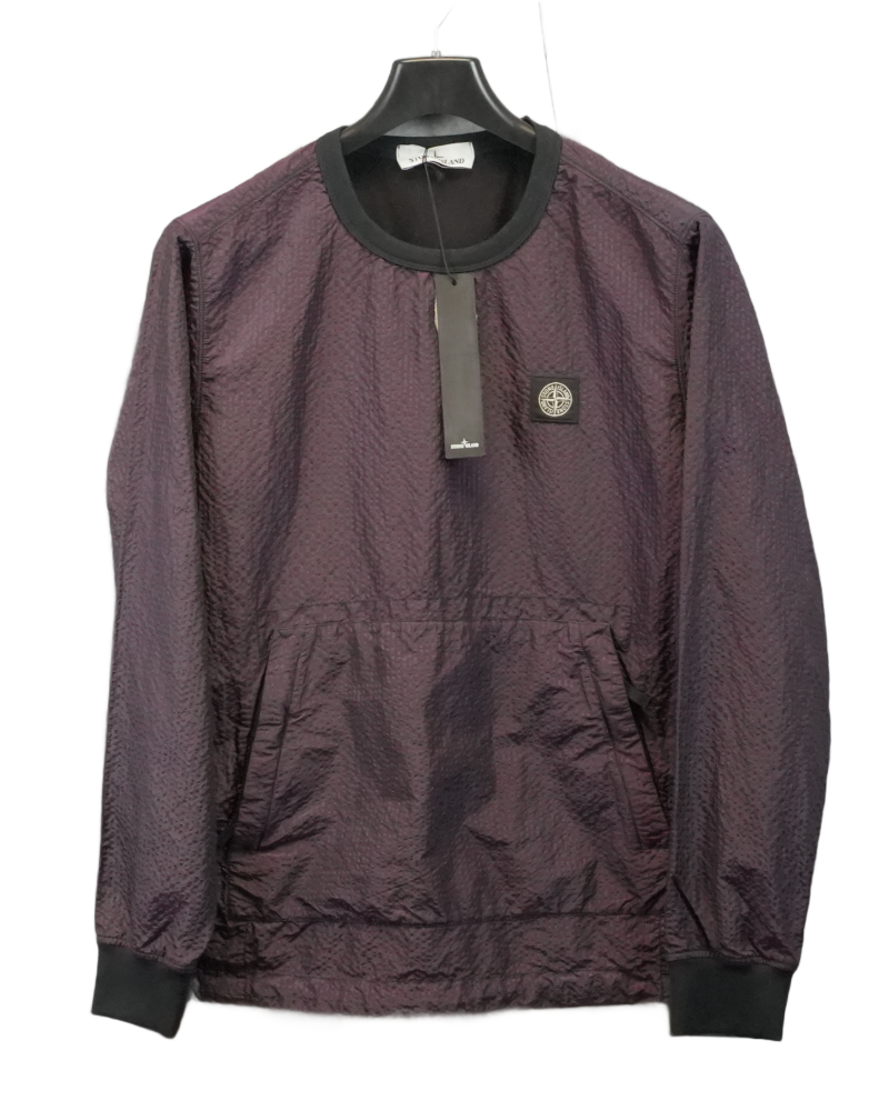 Stone Island Poly Colour Frame Nylon Metal Sweater Purple front view