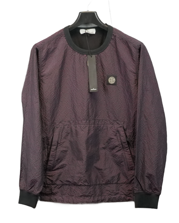 Stone Island Poly Colour Frame Nylon Metal Sweater Purple front view