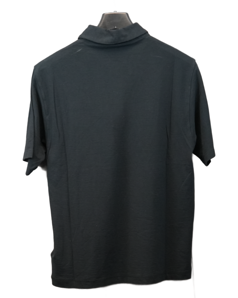 Stone Island Ghost Polo Shirt Navy Blue back view