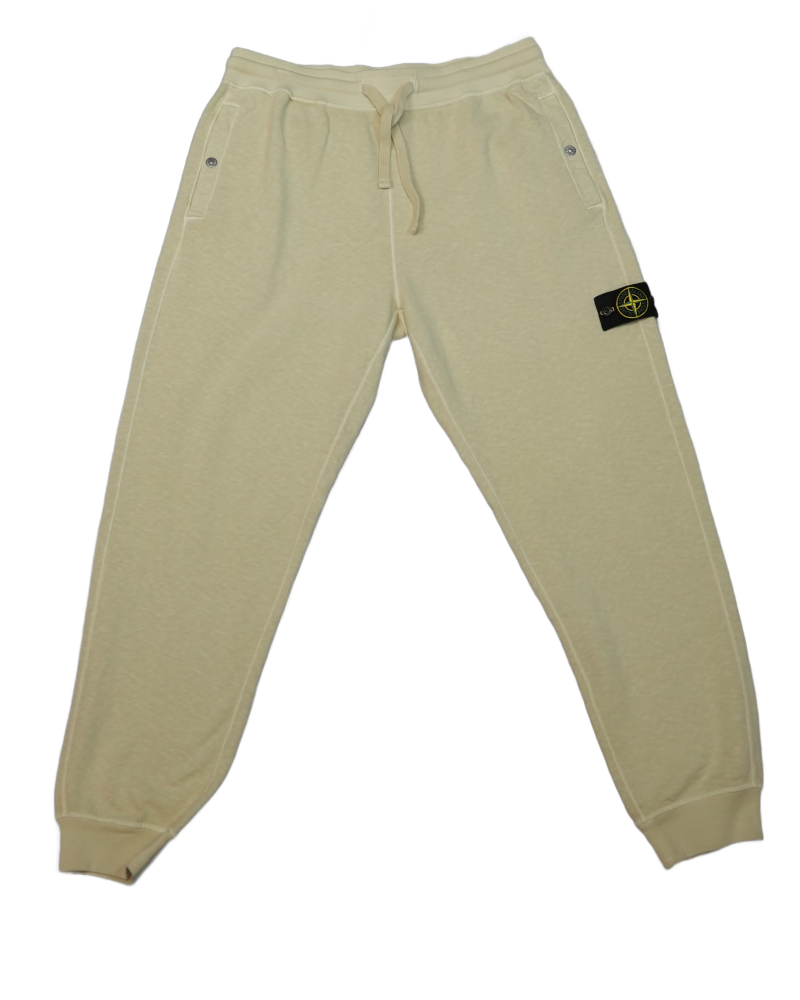 Stone Island Joggers Yellow front view