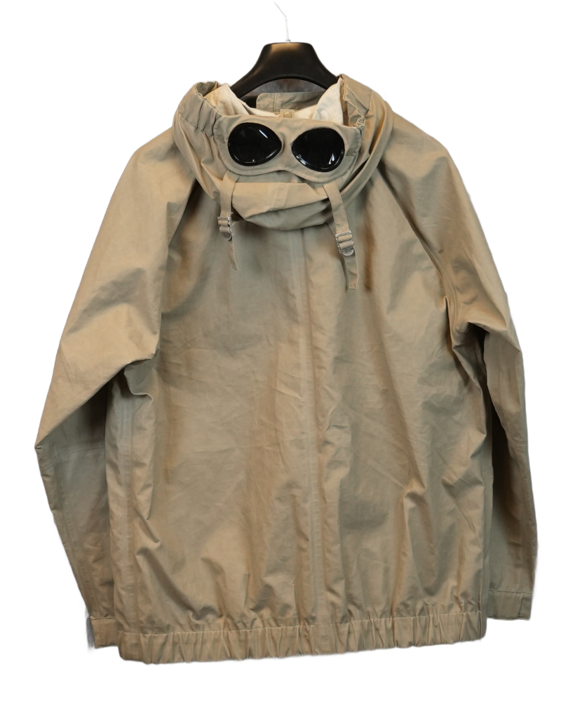 C.P. Company TOOB Two Goggle Jacket Beige back view