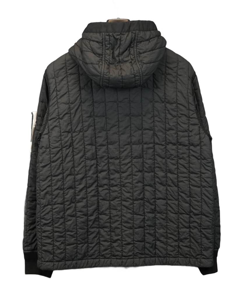 Stone Island Quilted Nylon Stella With Primaloft Jacket Black back view