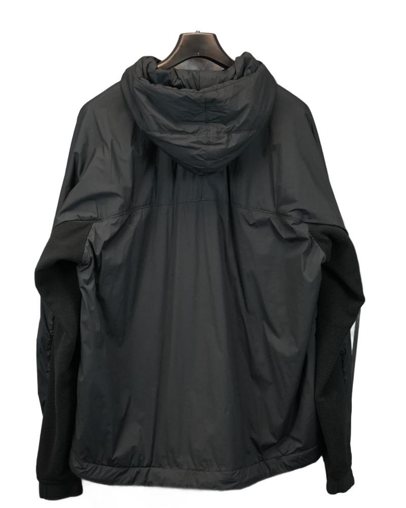 Stone Island Skin Touch Nylon-TC With Polar Tech Alpha Tech S.I. Stellina Black back view