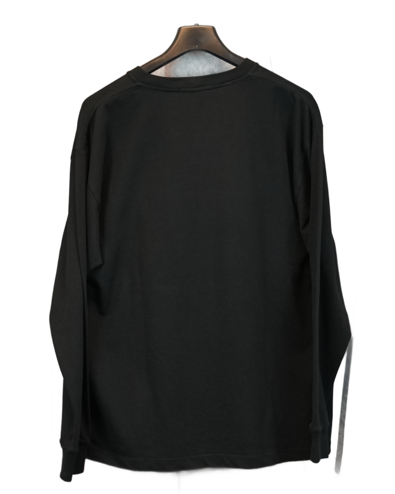 Stone Island Embroidered Crewneck Black back view