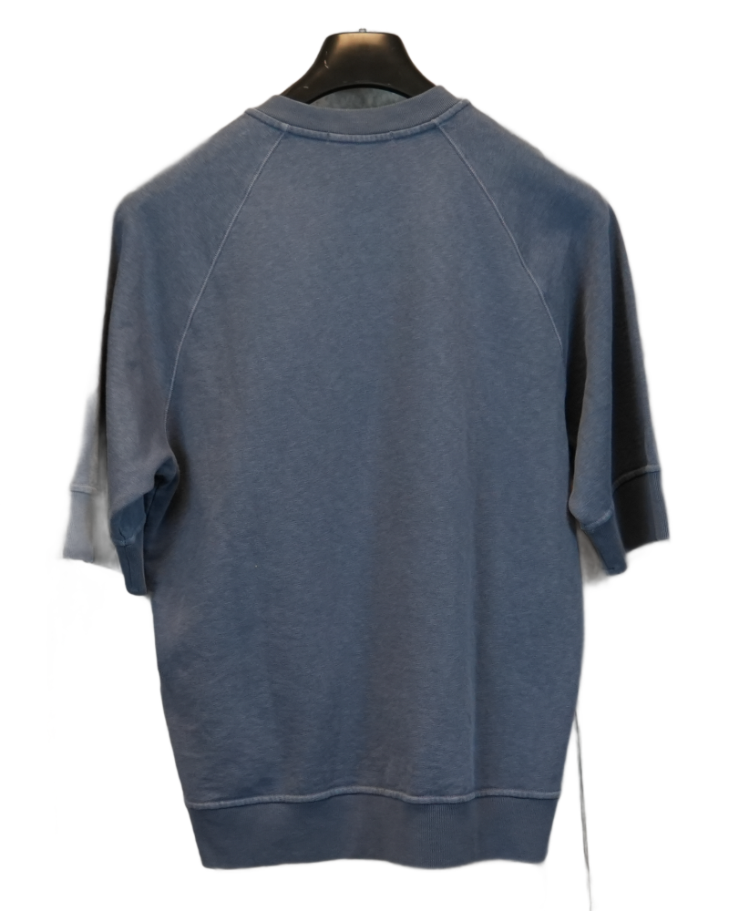 Stone Island Arm Logo T-Shirt Blue back view