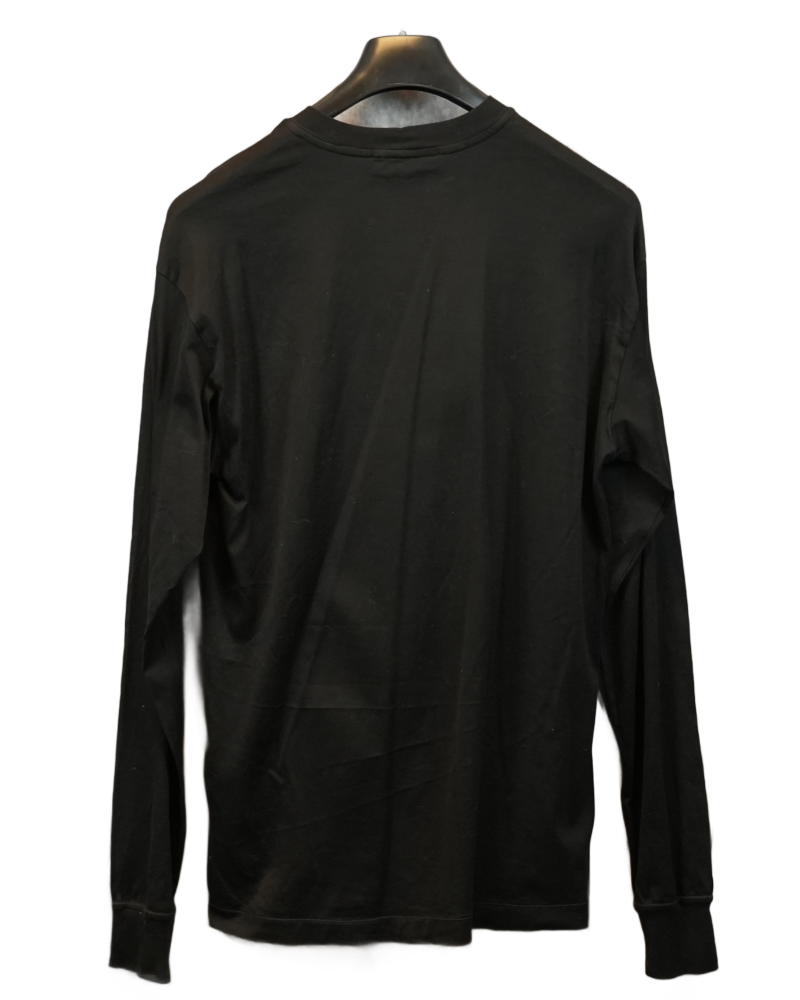 Stone Island Long Sleeve Patch Project T-Shirt Black back view