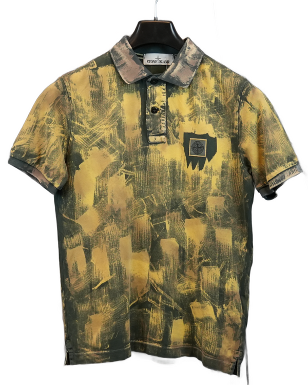 Stone Island x Snowbeast Customs Patch Project Polo front view