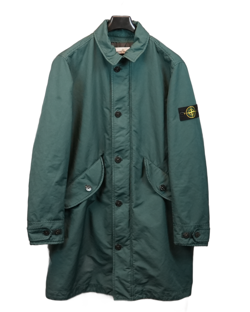 Stone island Poly Tela David light TC Green front view