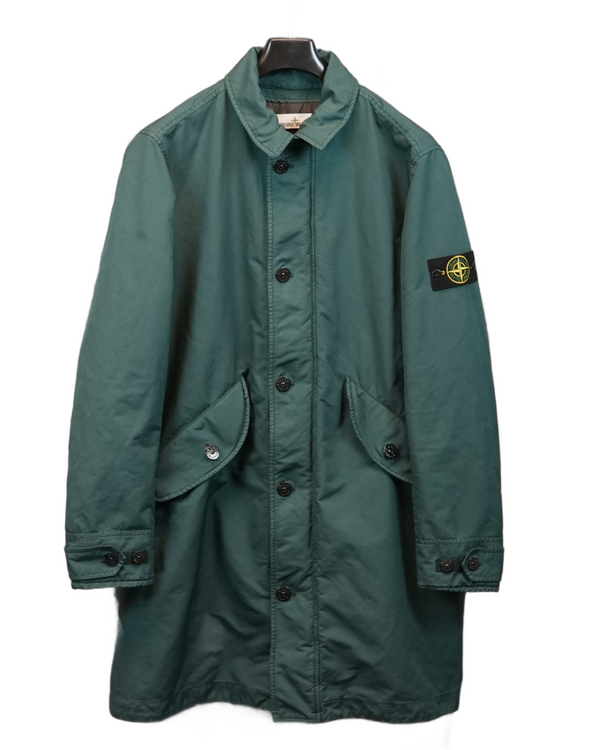 Stone island Poly Tela David light TC Green front view