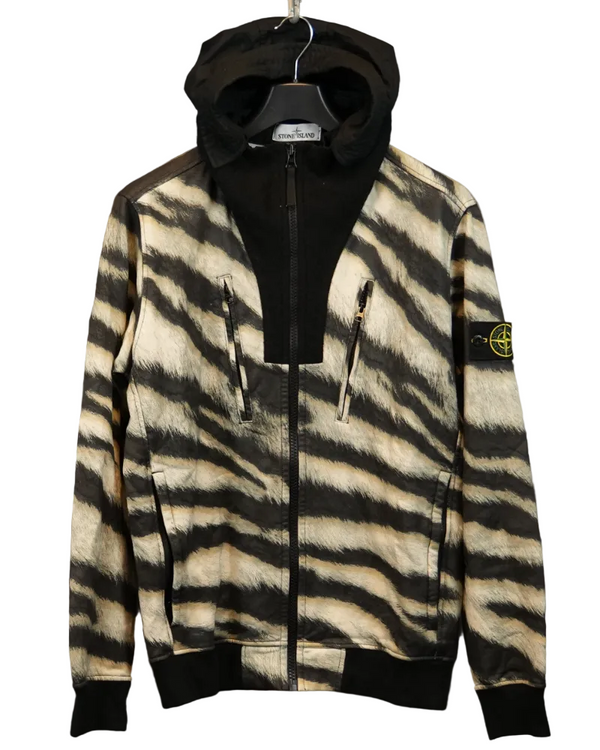 Stone island White tiger camo Jacket camo front view