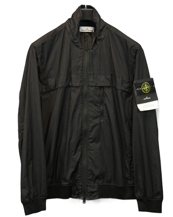 Stone Island Garment Dyed Crinkle Reps R-Ny Black front view
