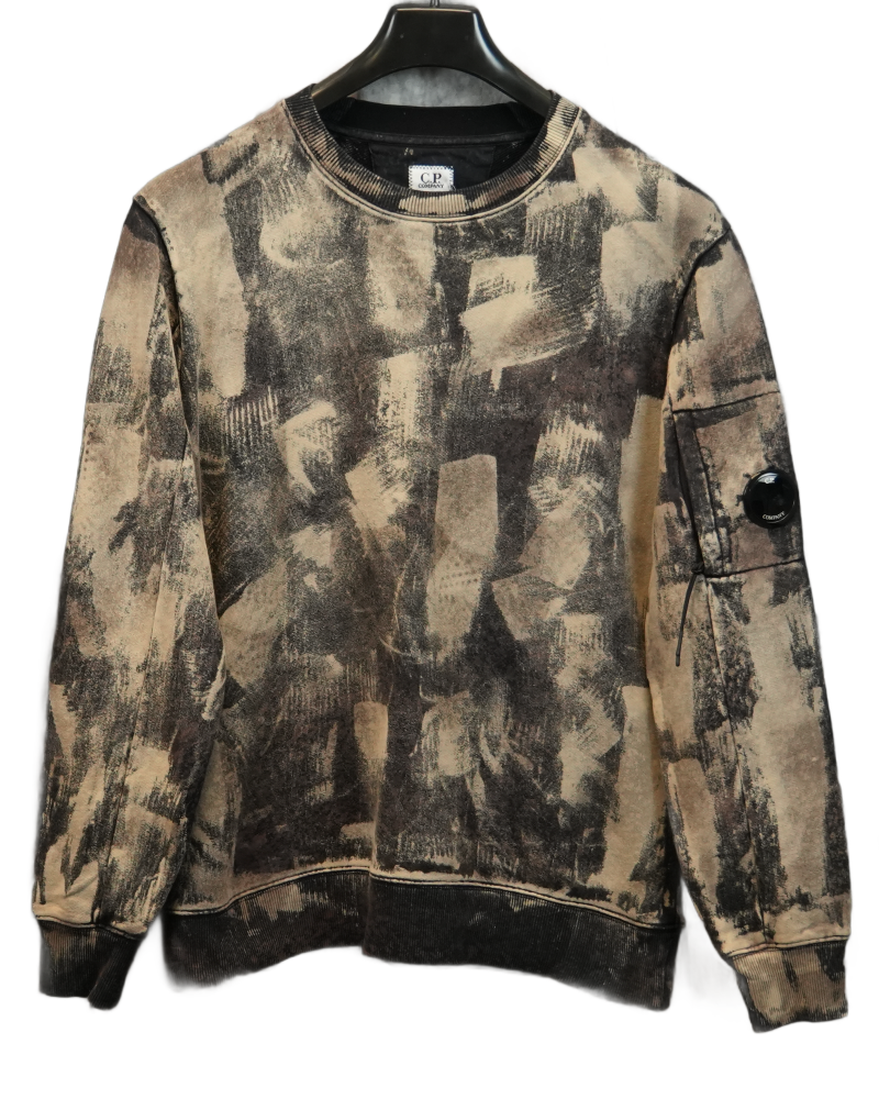 C.P Company x Snowbeast Customs Crewneck Custom front view