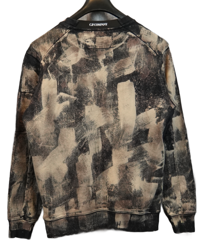 C.P Company x Snowbeast Customs Crewneck Custom back view