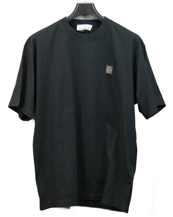 Stone Island Patch Project T-Shirt Navy Blue front view
