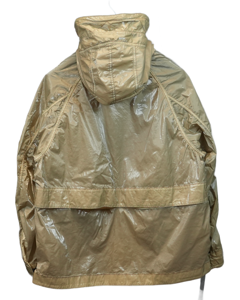 Stone Island X new balence Nylon Prismatico-TC Beige back view