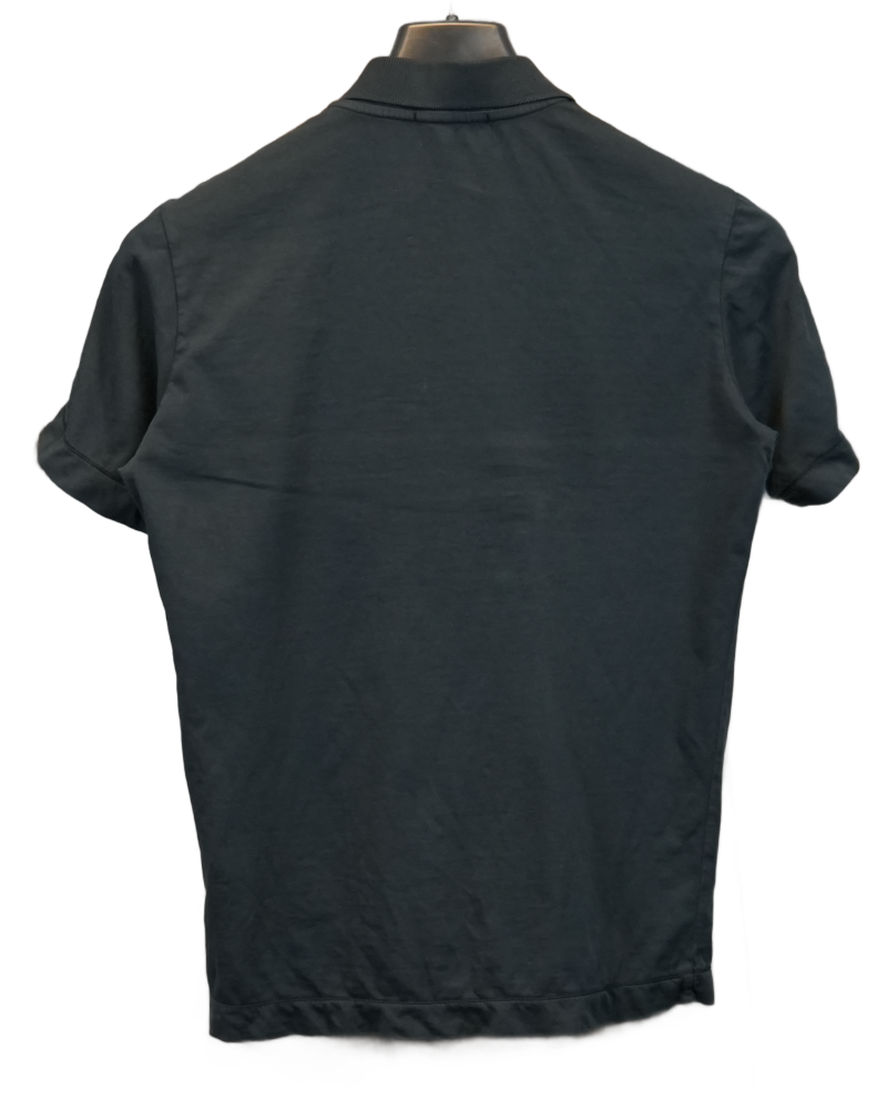 Stone Island kids Patch Project Polo Shirt Navy Blue back view