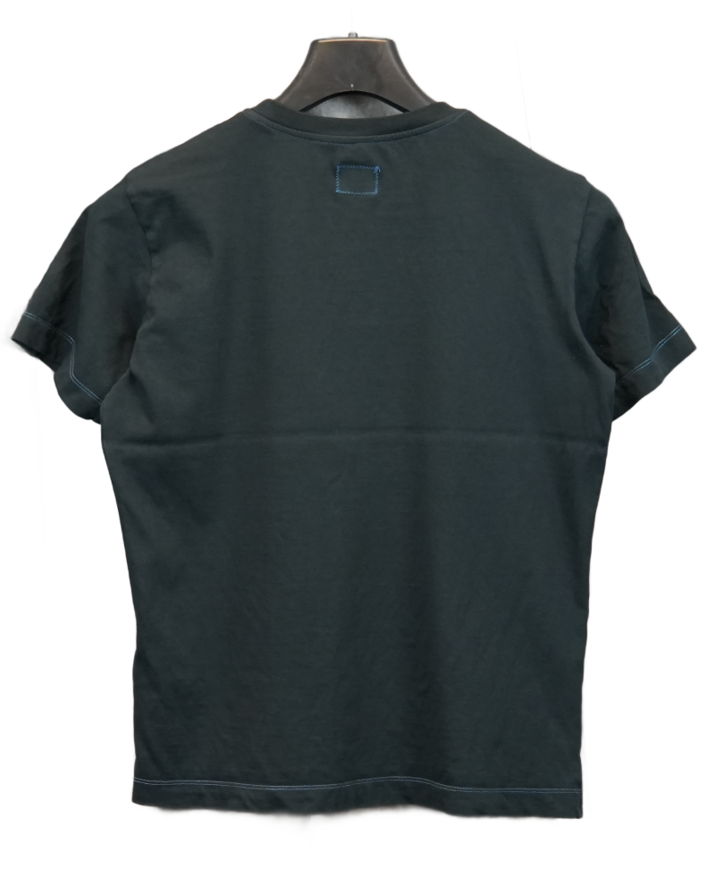 C.P. Company Kids Front Print T-Shirt Navy Blue back view