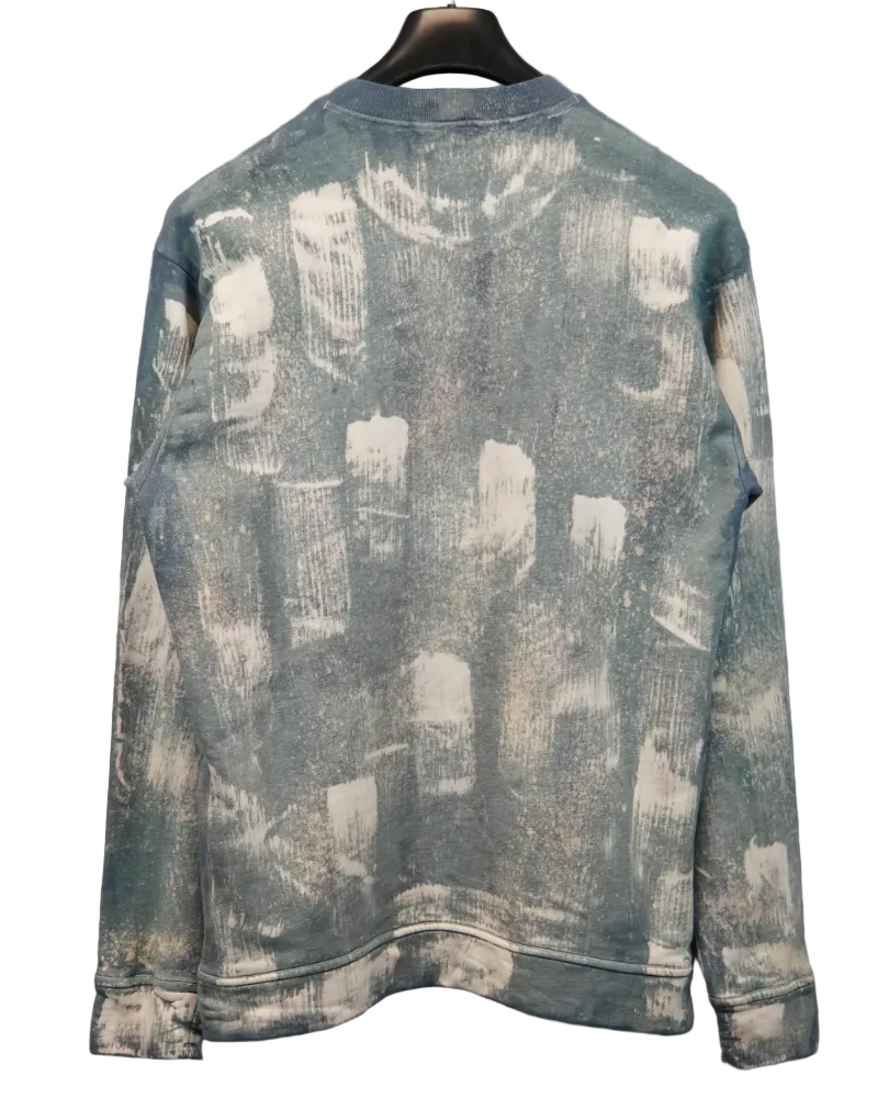 stone island X Snowbeast embroidery crewneck back view