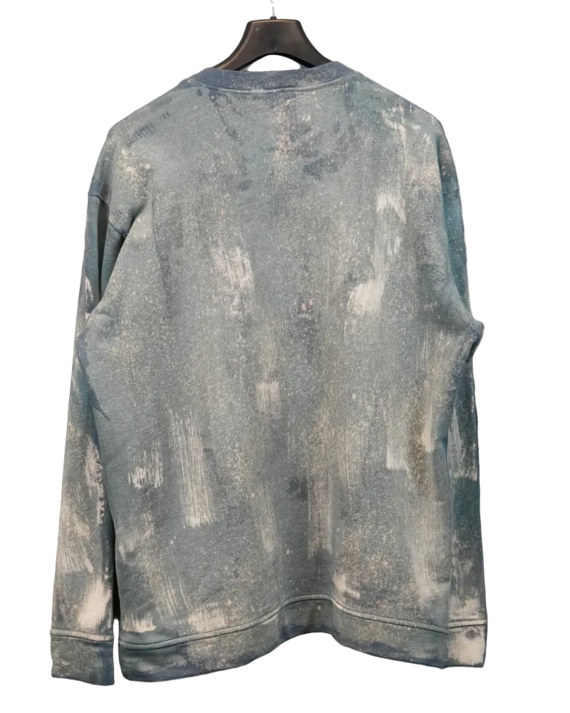 Stone island X Snowbeast Embroidered crewneck back view