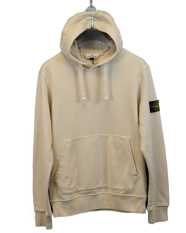 Stone Island Hoodie Cream front view