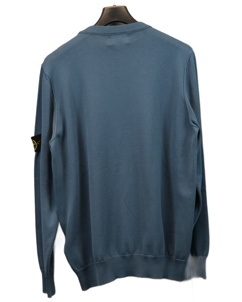 Stone Island Lightweight Knit dark blue back view