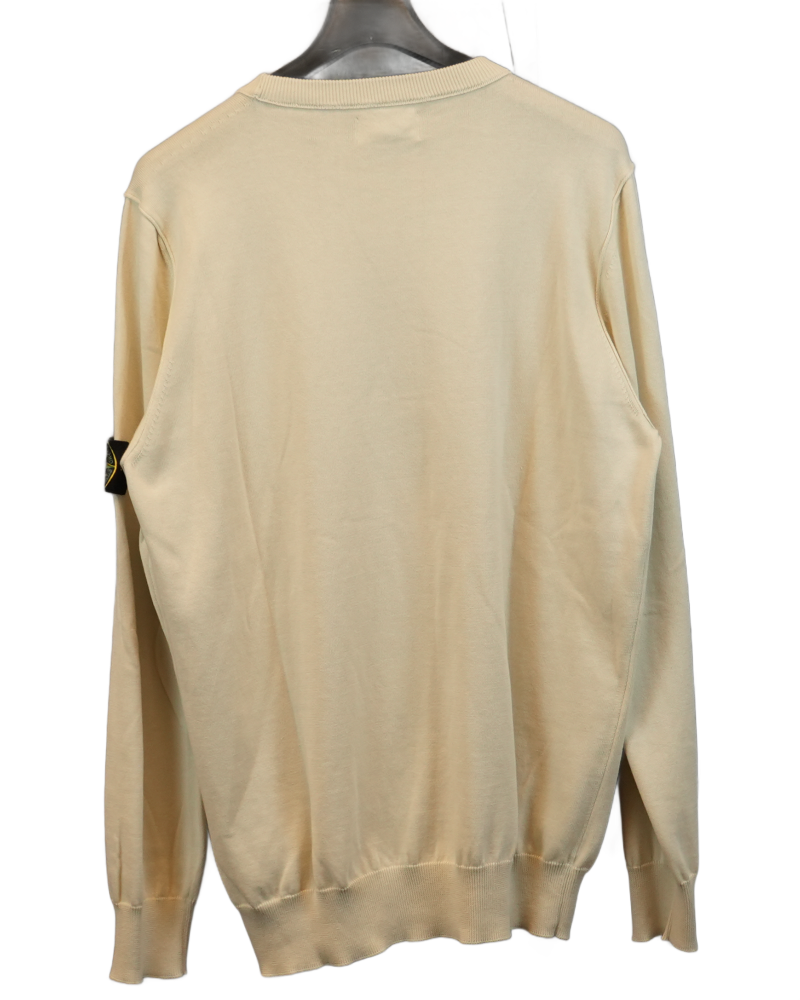 Stone Island Lightweight Knit cream back view