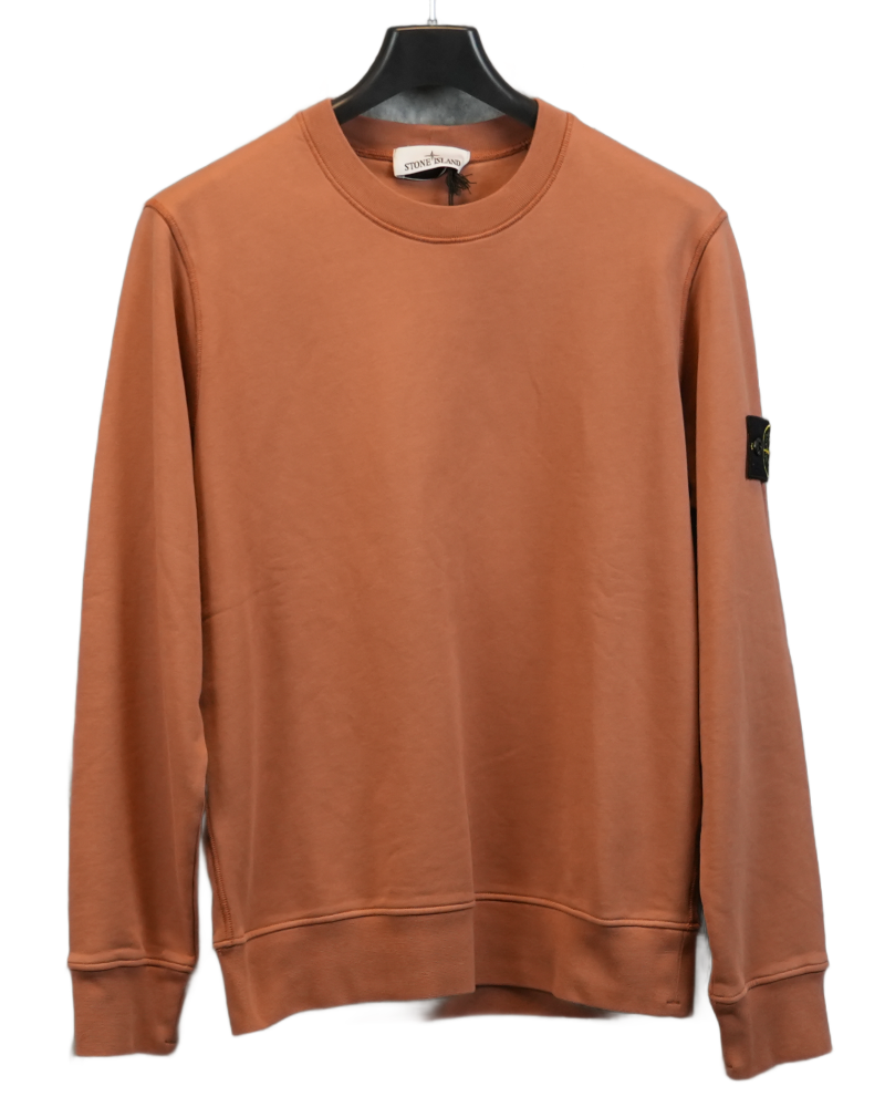 Stone Island Crewneck orange front view